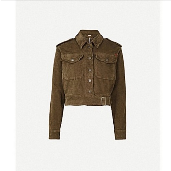 Corduroy Everlyn Free People Cropped Jacket - Picture 5 of 10